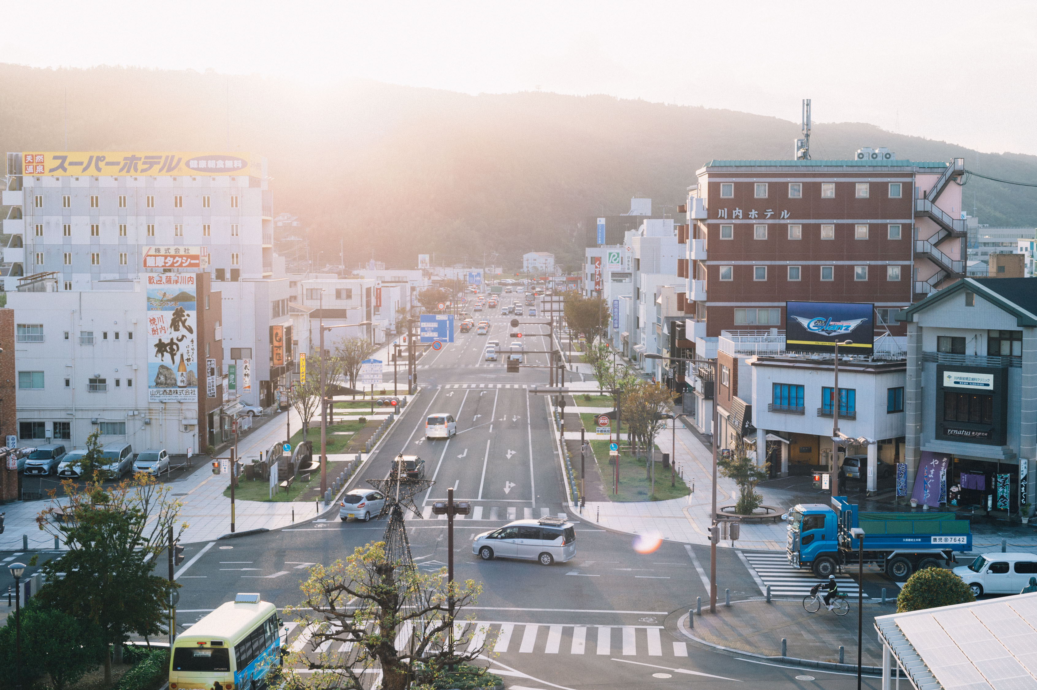 船に乗って鹿児島へ。あともう一息の原付旅。【市町村一周の旅】