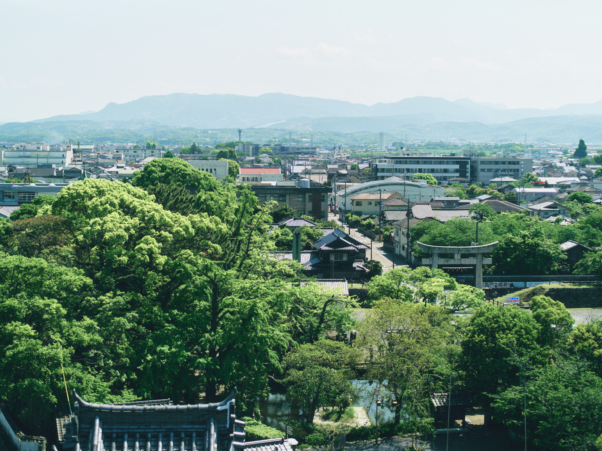 展望台からのまちなみ。