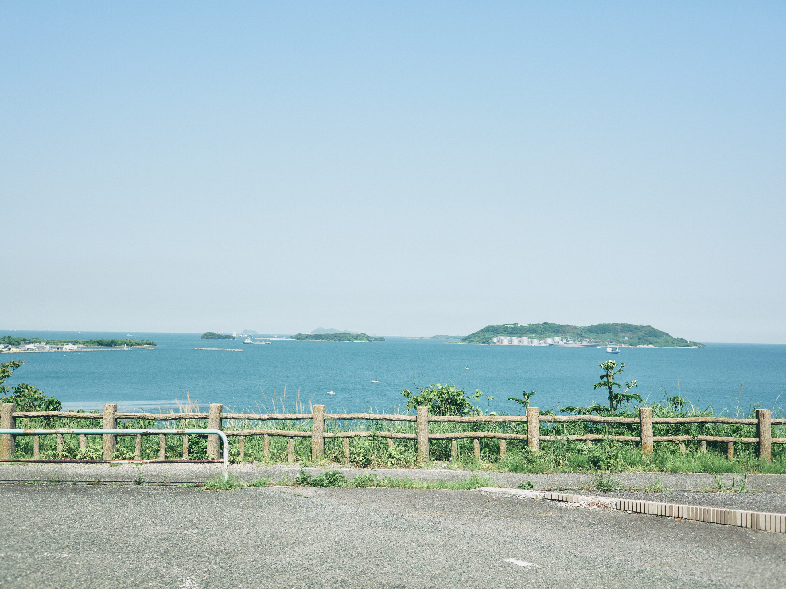 彦島から、西の海を見渡す。