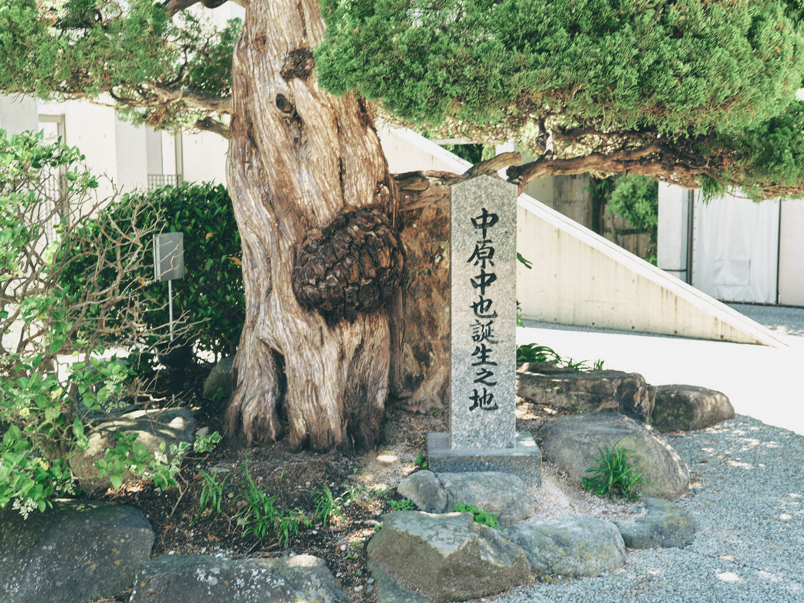 中原中也誕生之地。記念館にも入った。