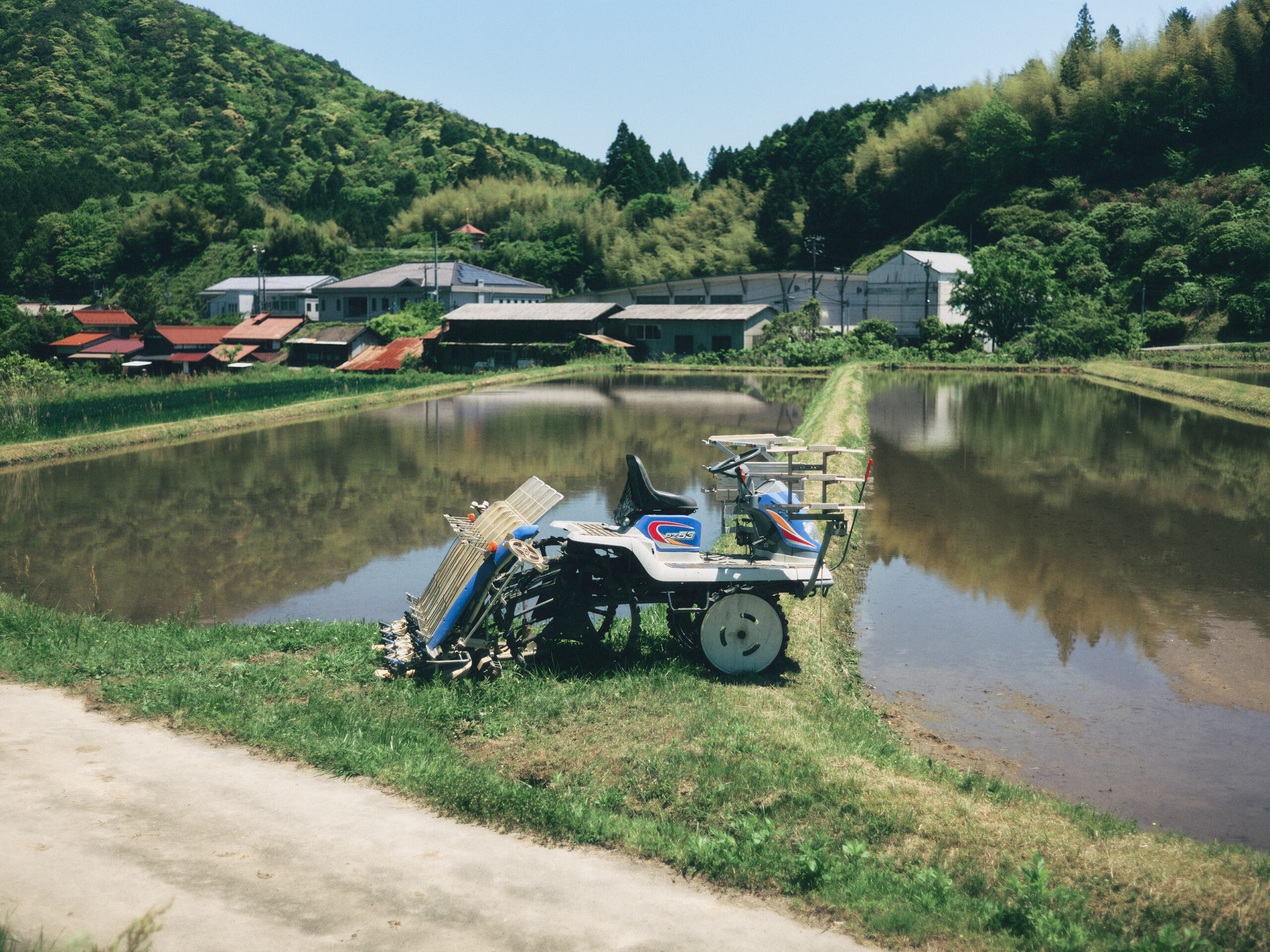 田んぼの季節。