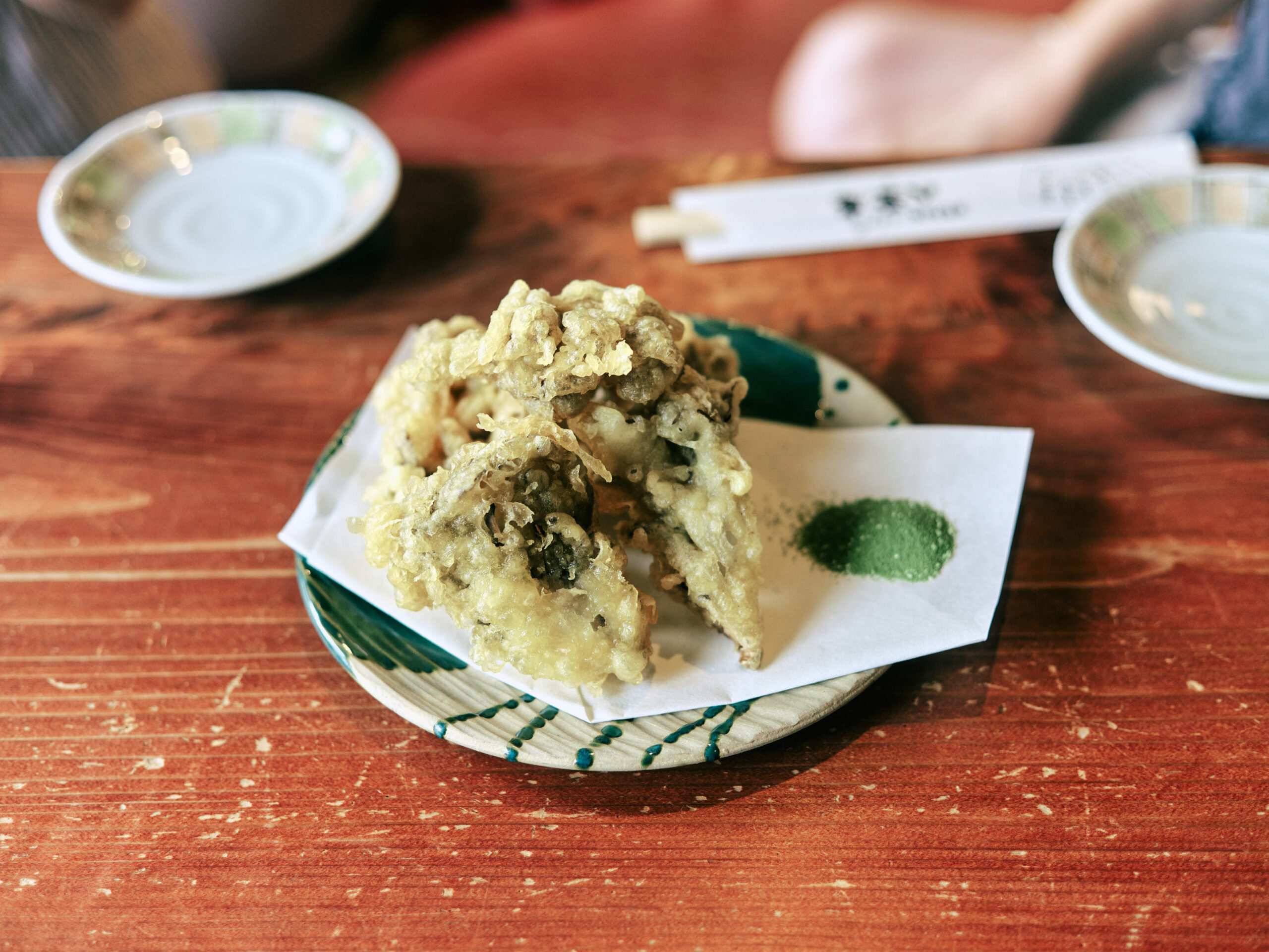舞茸の天ぷらも、ほんとうに美味しかった！