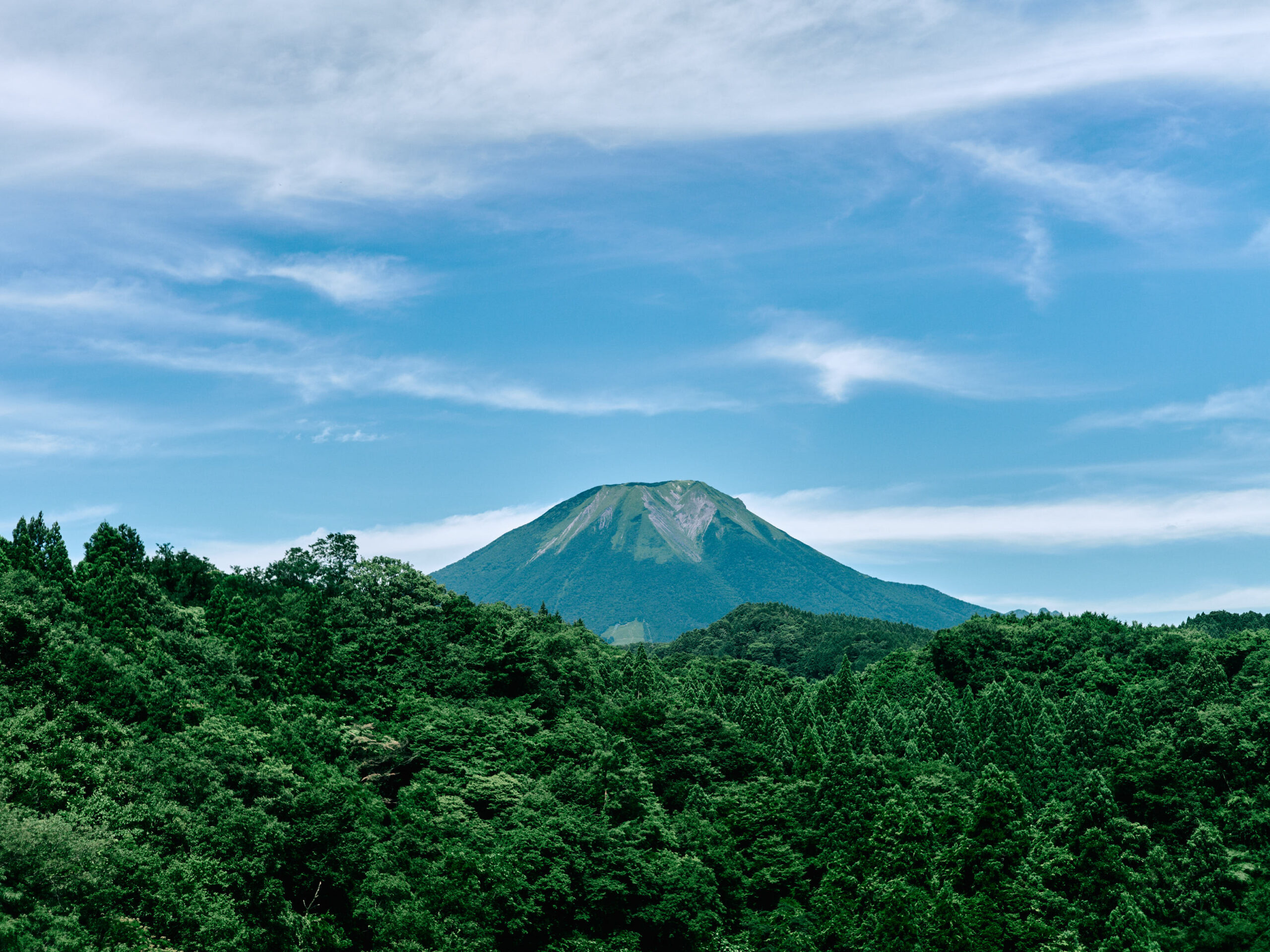 旧溝口町からも、大山。