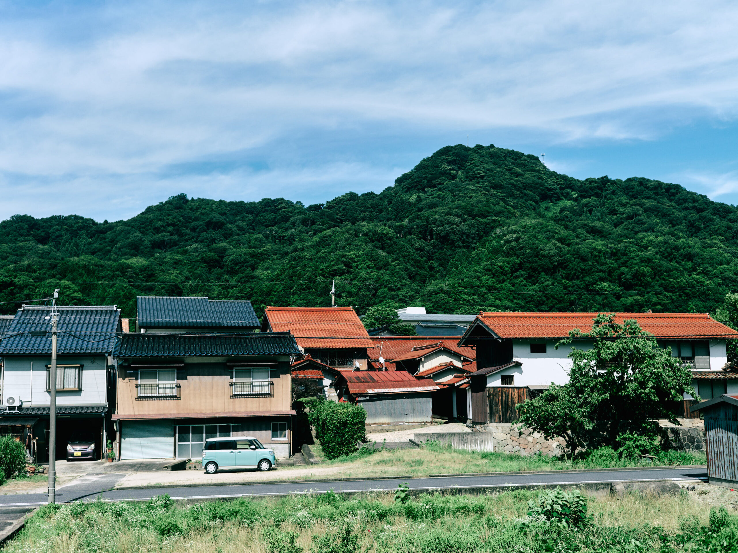 市街地へ。