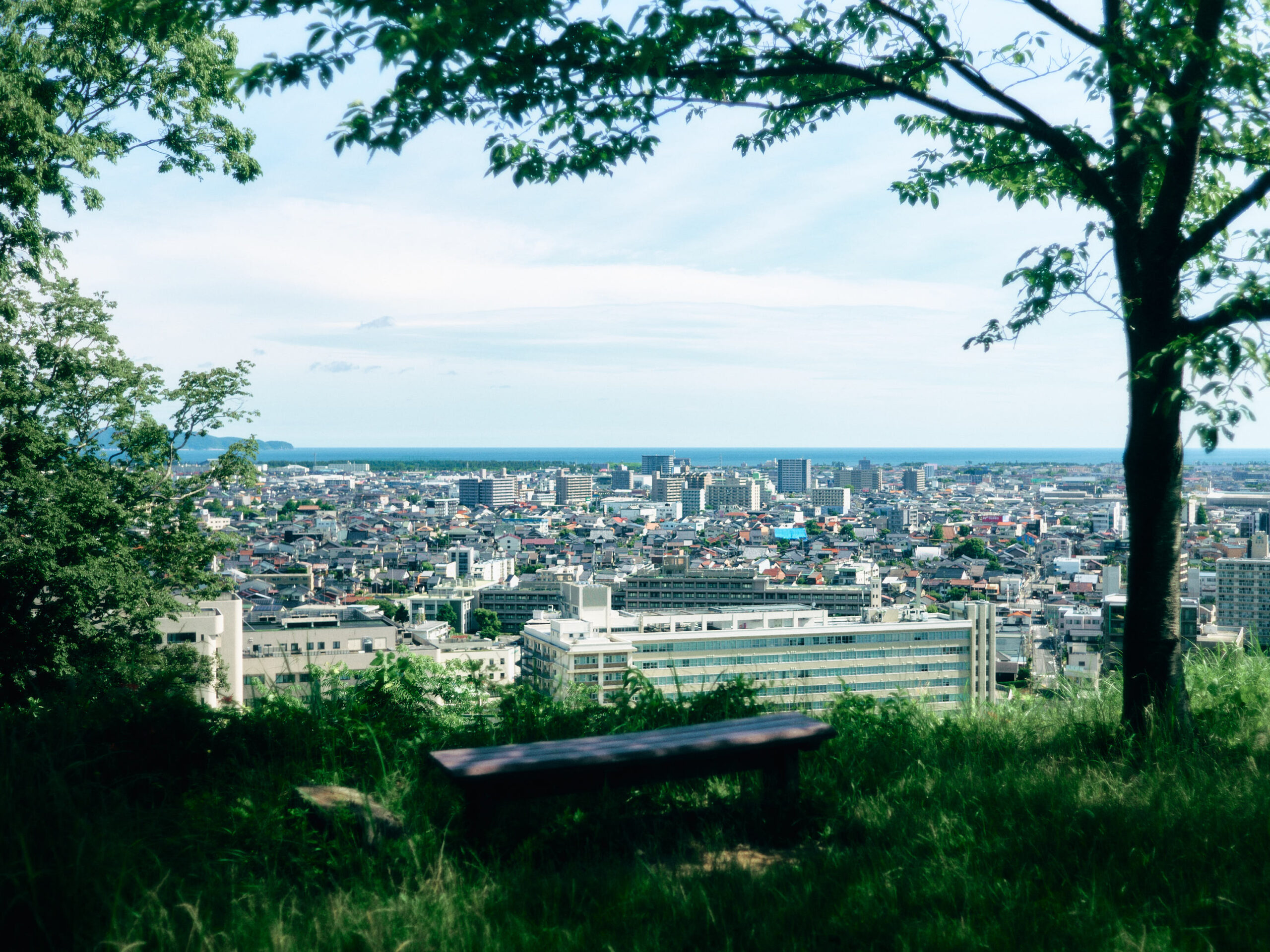 米子市街の見晴らしが抜群だった。